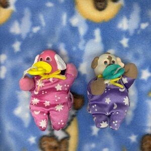Vintage 1992 Hasbro Puppy Surprise Dolls Sleep n’ Surprise with Pacifiers